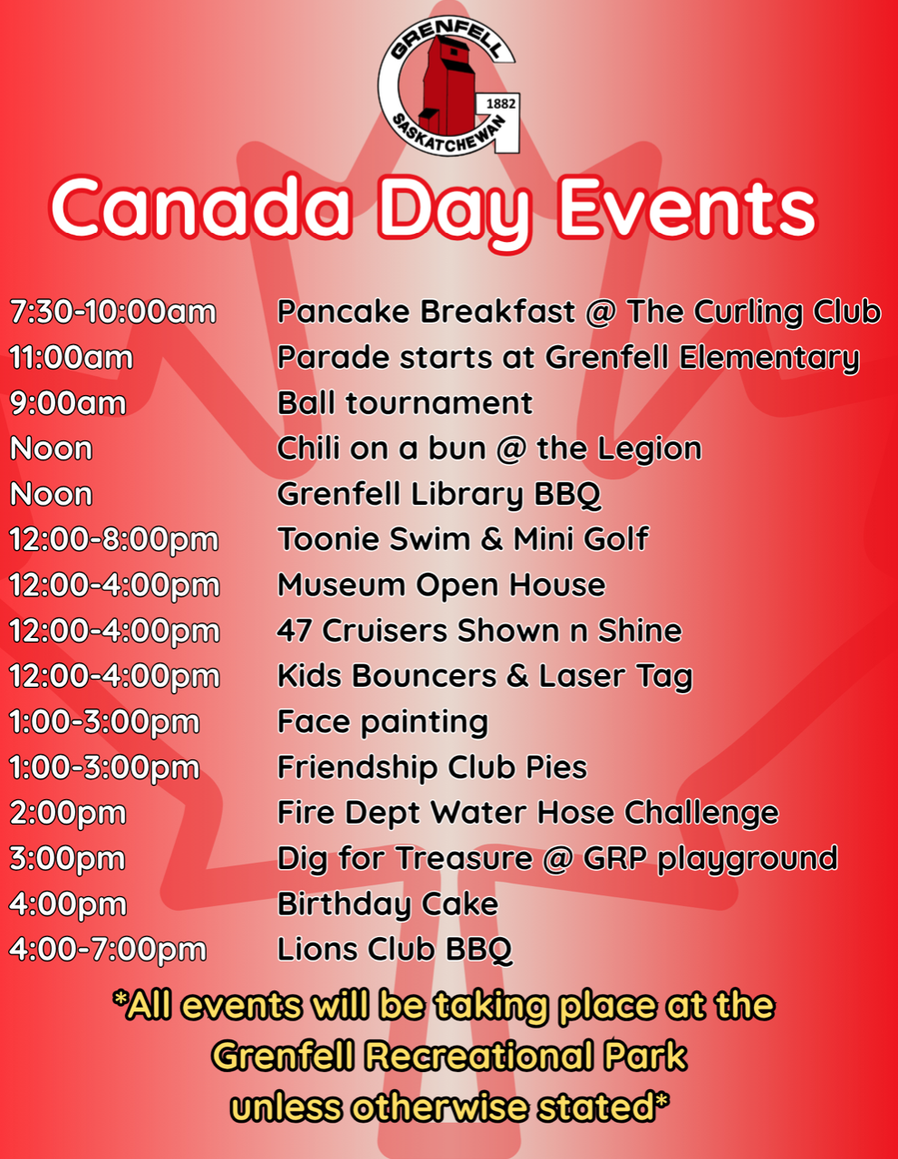 Grenfell Canada Day 2025